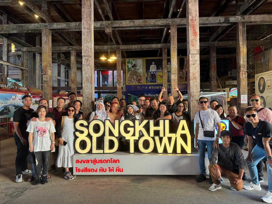 Team photo at Songkhla Old Town, 2023 Company Trip